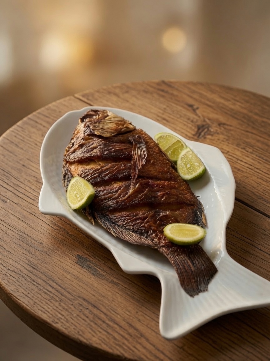 Whole Deep-Fried Tilapia